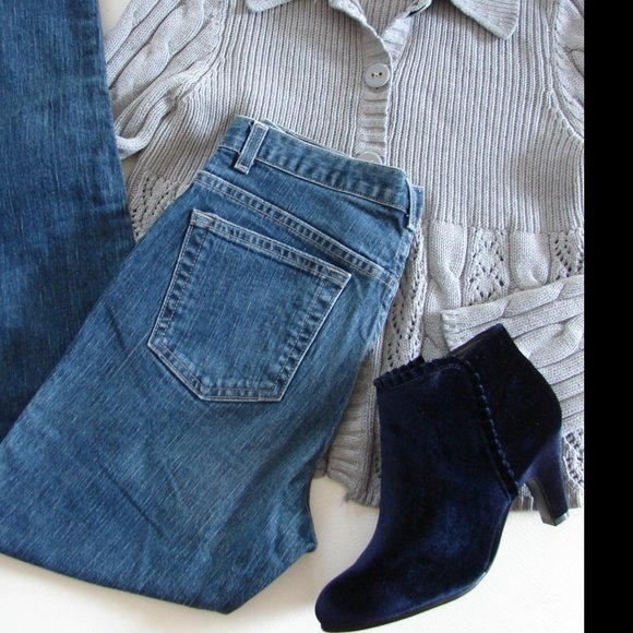 Calvin Jeans CK Boot Cut Stretch Sz 8 Darker Wash - Picture 1 of 14